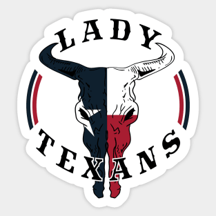 Lady Texans Sticker